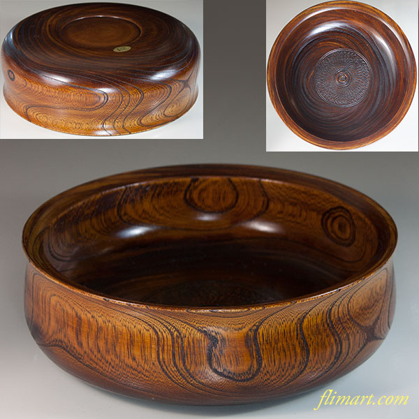 山中塗木製漆器菓子鉢W6802 | 和食器リサイクル通販専門店フリマート