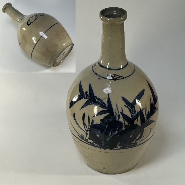 染付草紋徳利酒瓶花瓶 | 和食器リサイクル通販専門店フリマート