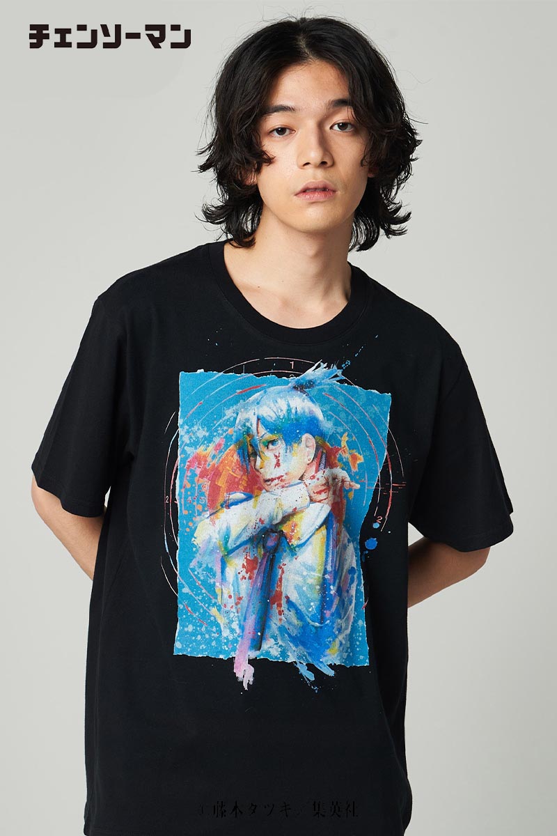 glamb (グラム)×チェンソーマン Aki T Black / ロックファッション