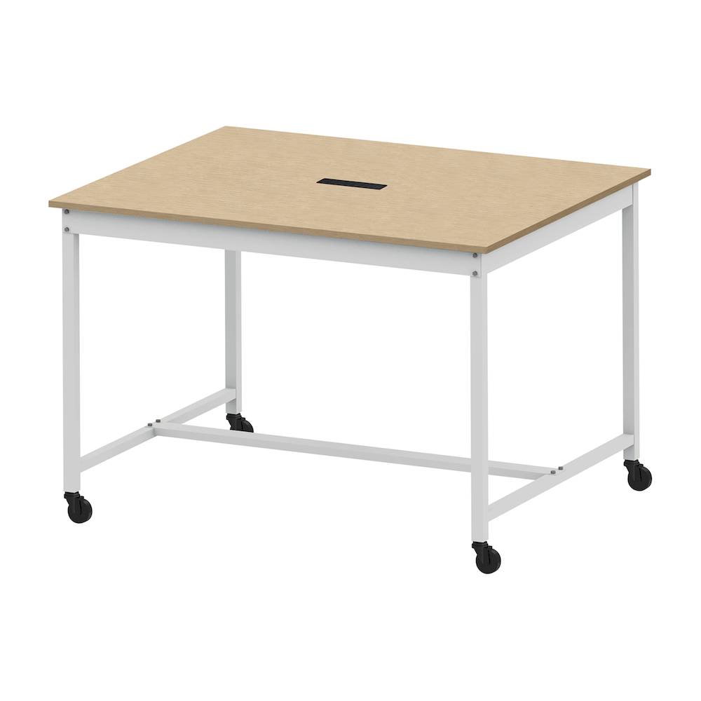 コモンファニチャー CUTH-152KHC-WD ワークベンチ キャスター脚 ハイ