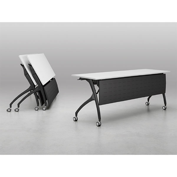 折りたたみテーブル リリッシュ2 THV-186LNS-92 直角天板 幕板なし 棚