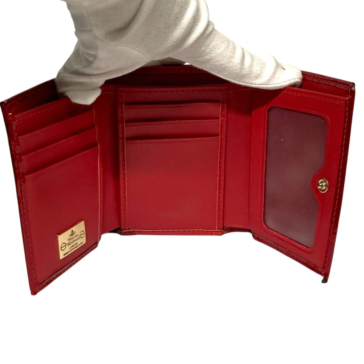 Vivienne Westwood(ヴィヴィアンウエストウッド) 三つ折財布 レッド