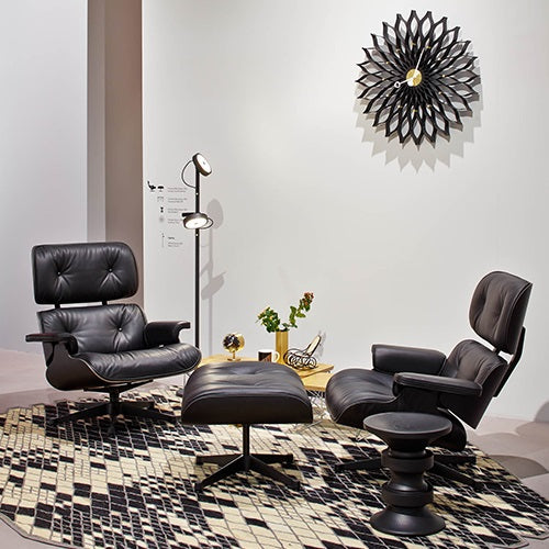 Sunflower Clock ブラックアッシュ/ブラス Φ750mm - YAMAGIWA OnlineStore