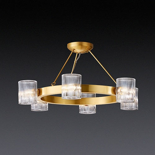 FLARE 6灯 クローム/クリア Φ700mm - YAMAGIWA OnlineStore