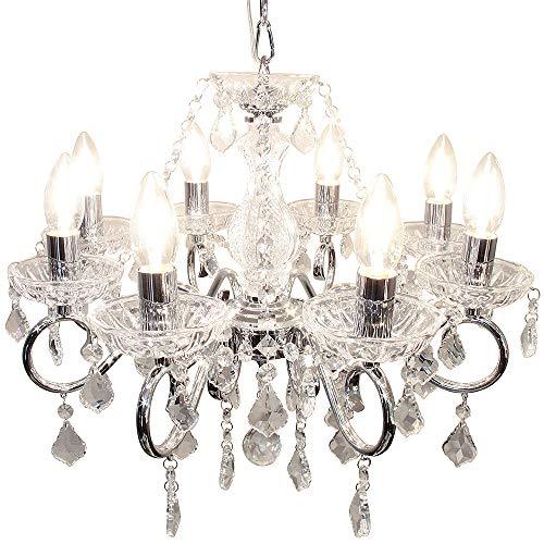 シャンデリア 別売りでリモコン付き LED 照明 おしゃれ led対応 8灯