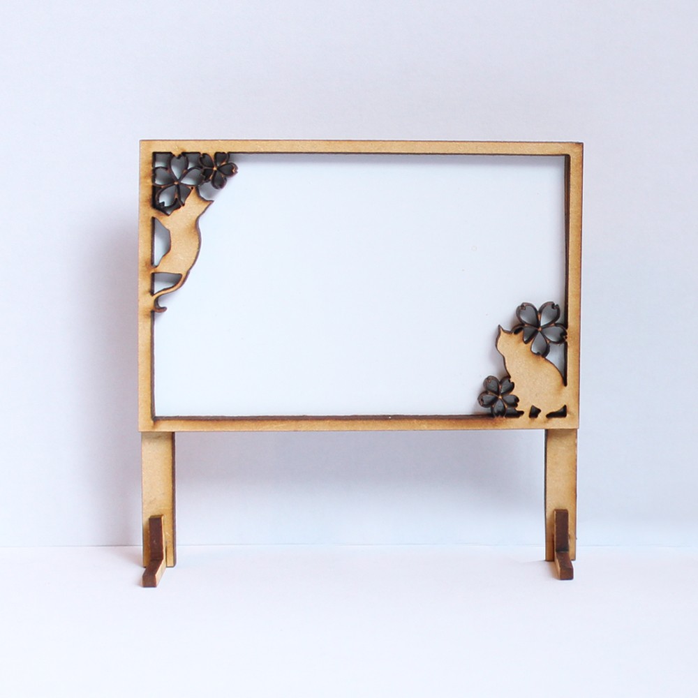 12分の1スケール 書ける！ホワイトボード 完成品 ドールハウス