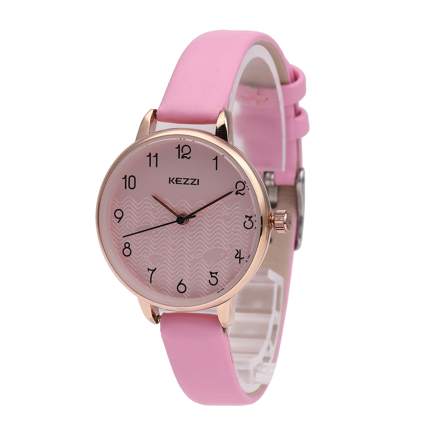 腕時計 レディース 防水 革ベルト 3針 数字 文字盤 見やすい おしゃれ