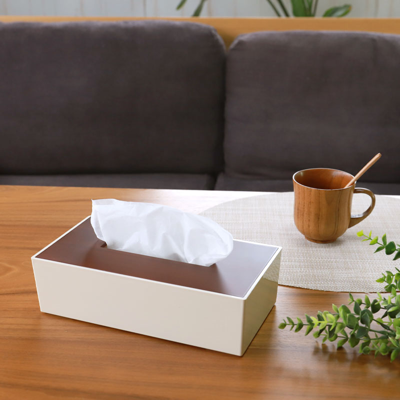 みよし漆器本舗 ティッシュケース 26.5cm Woody ティッシュボックス