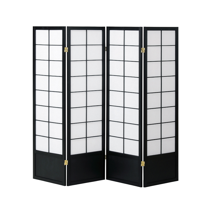 衝立 和風 ついたて パーテーション 4連 障子風 高さ150cm スクリーン