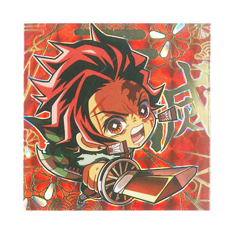 BANDAI（バンダイ） 鬼滅の刃 ディフォルメ シールウエハース 1-21 赤