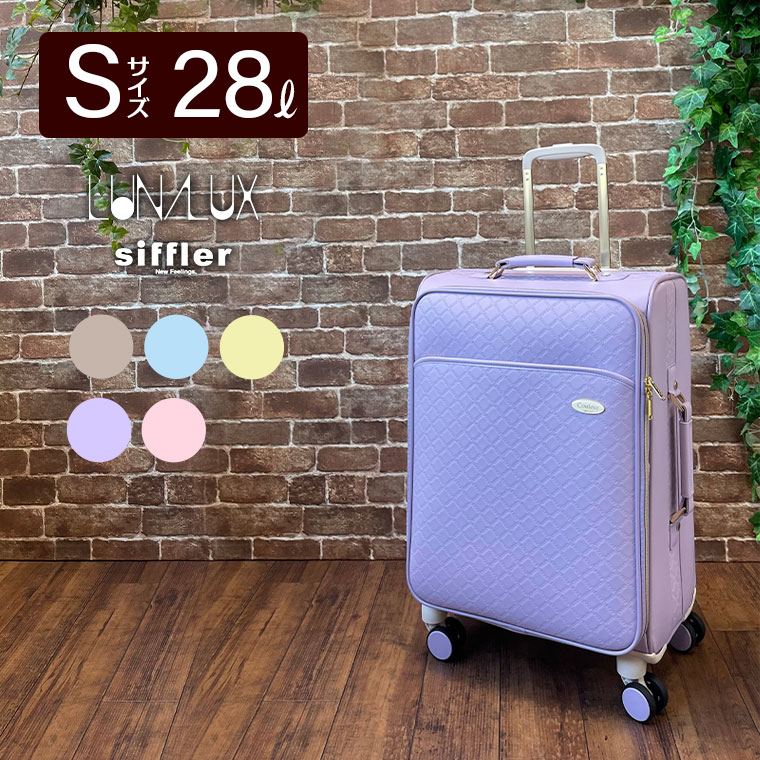 ソフトキャリーバッグ Sサイズ 28L 1〜3泊用 機内持ち込み可 キャリー