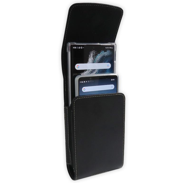 ASDEC（アスデック） 2台収納 スマホ ベルトケース ツインポケット