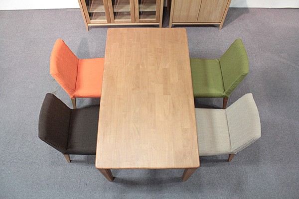 暖房ヒーター付 ダイニングセット 1200 ステルス 2型チェア 5点セット