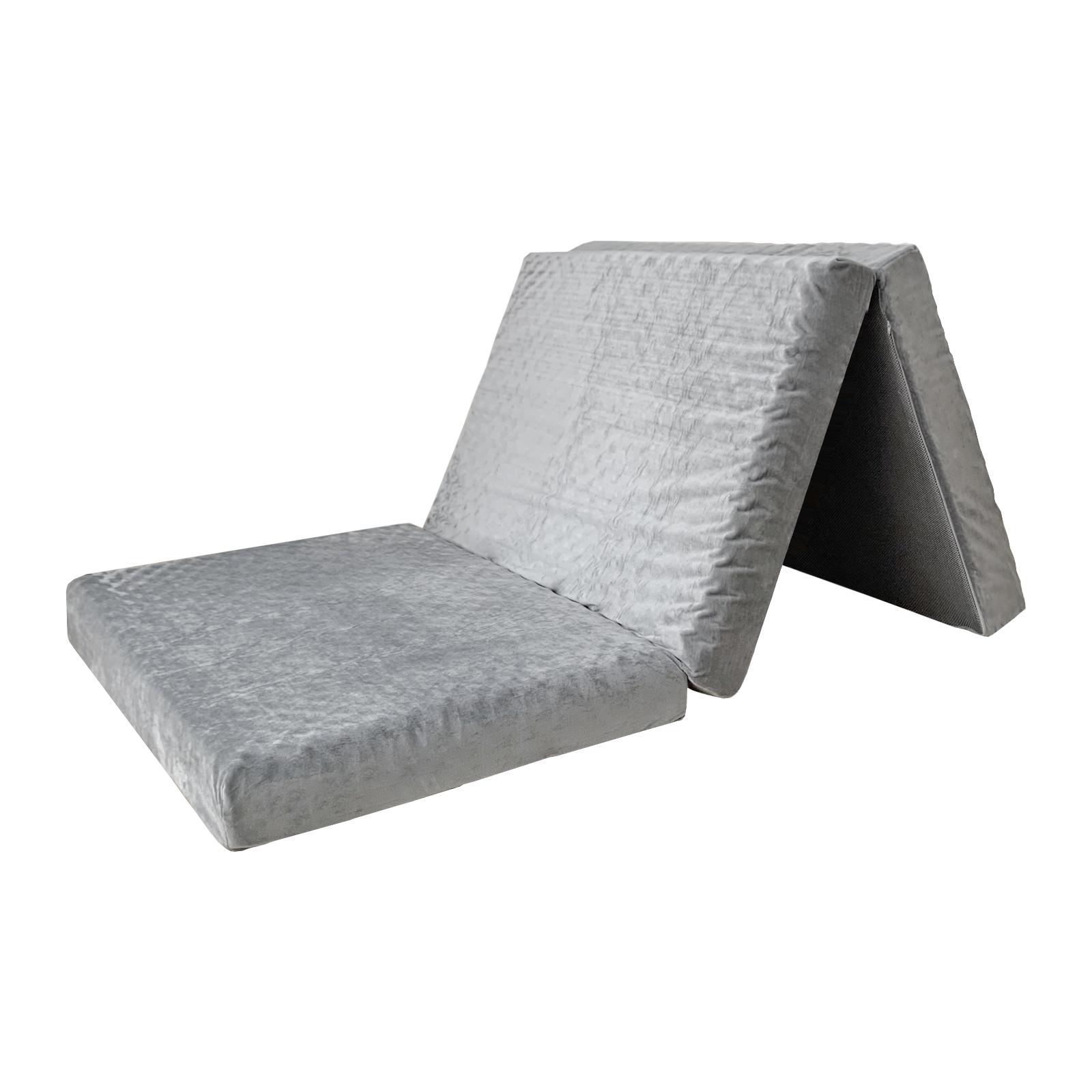 マットレス ダブル 三つ折り 高反発 折りたたみ高純度高反発マットレス