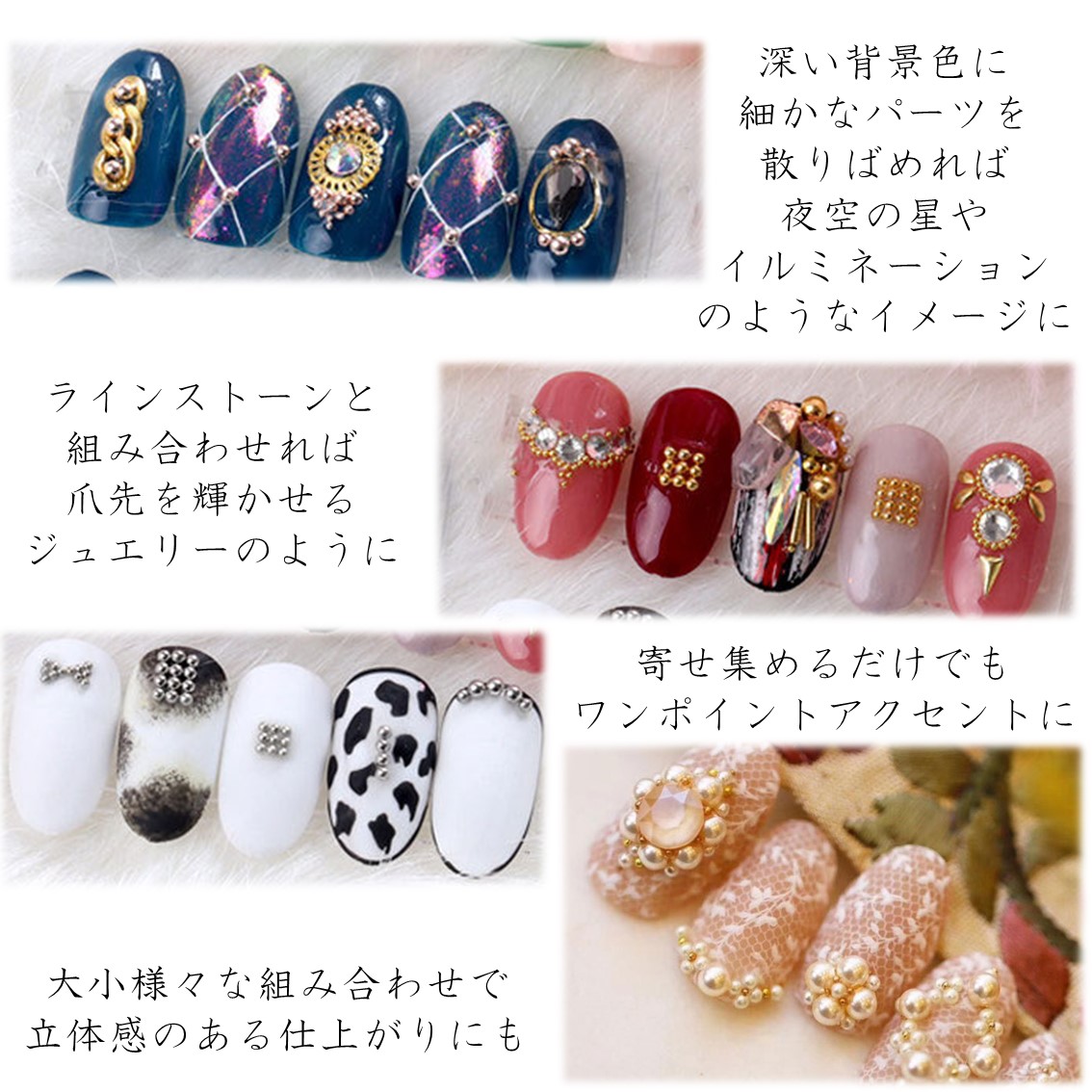 ネイルパーツ ブリオン メタルパーツ メタルブリオン 極小 ゴールド