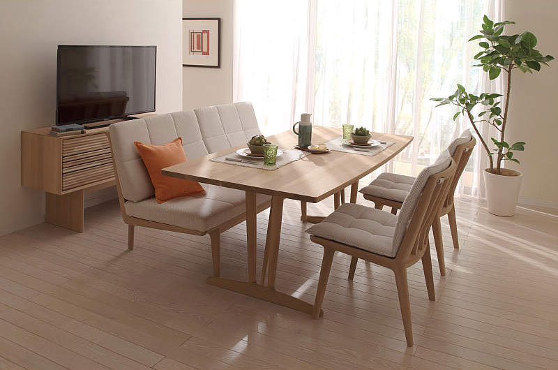 カリモク家具（KARIMOKU FURNITURE） カリモク 食堂椅子 肘なし 肘付