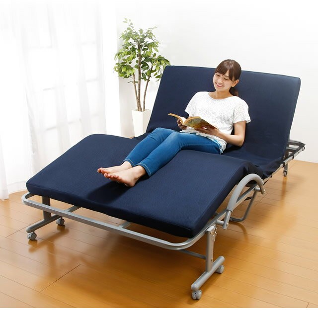 WALTZ 電動リクライニングベッド セミダブル 折りたたみベッド