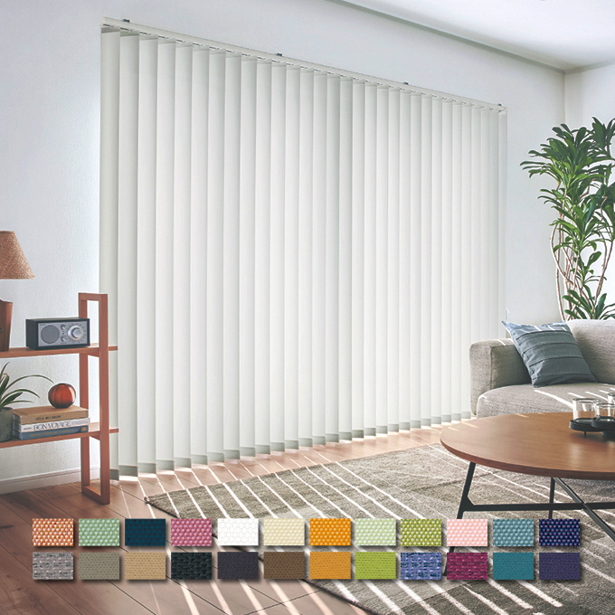 TOSOコルト バーチカルブラインド オーダーメイド デュアル80遮光 幅30