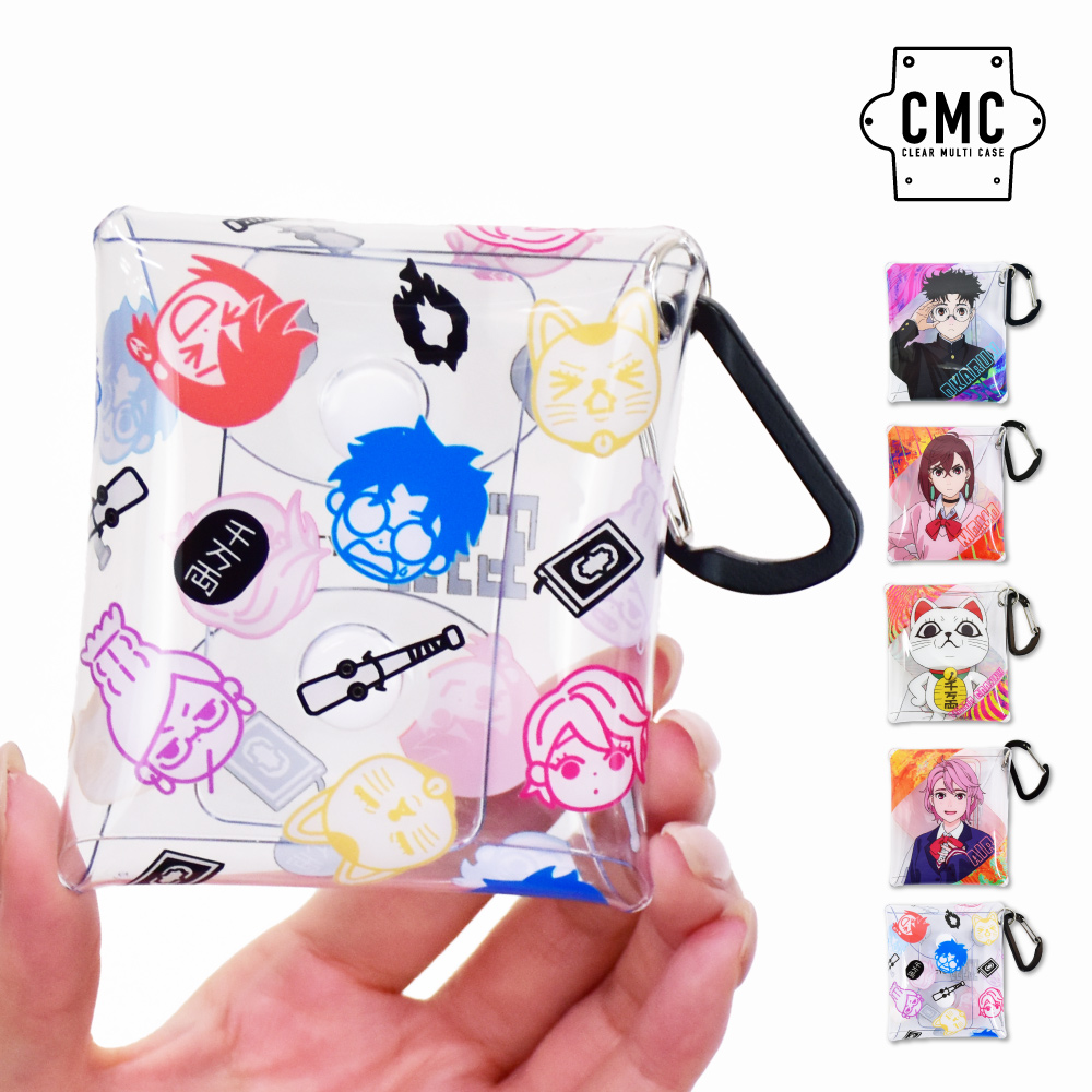 ダンダダン クリアポーチ 小物入れ 定期入れ イヤホン airpods/pro