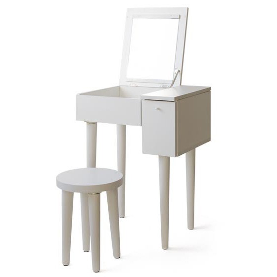 エア・リゾーム ドレッサー 椅子付き スツール付き おしゃれ