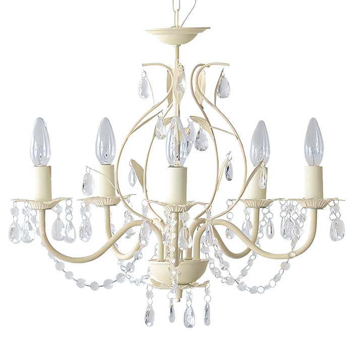 エア・リゾーム シャンデリア 照明 おしゃれ LED電球対応 5灯 4畳用 6