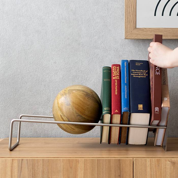 ブックスタンド 本立て モダン ブックエンド 天然木 木製 おしゃれ