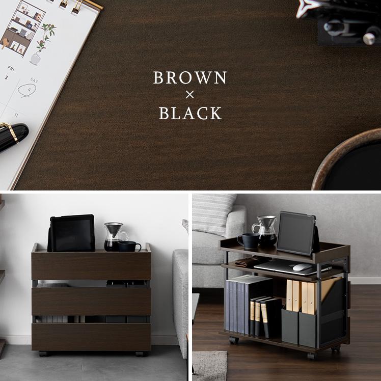 エア・リゾーム サイドワゴン キャスター付き デスクワゴン ファイル