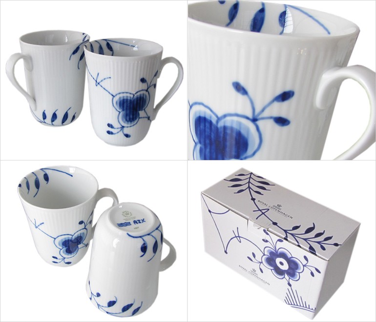 ROYAL COPENHAGEN（ロイヤルコペンハーゲン） ブルーフルーテッド メガ