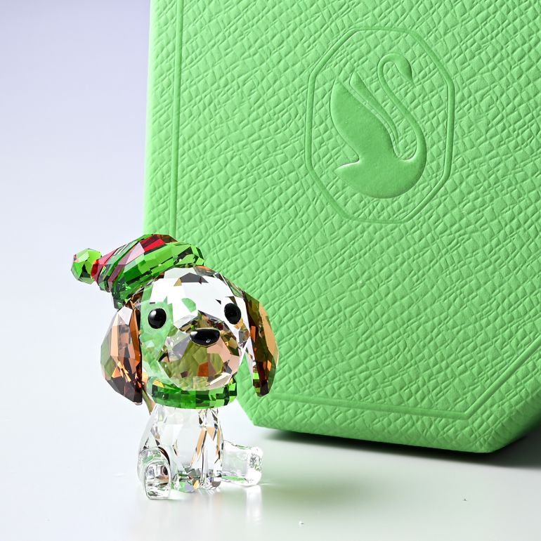 SWAROVSKI（スワロフスキー） フィギュリン Holiday Cheers ビーグル