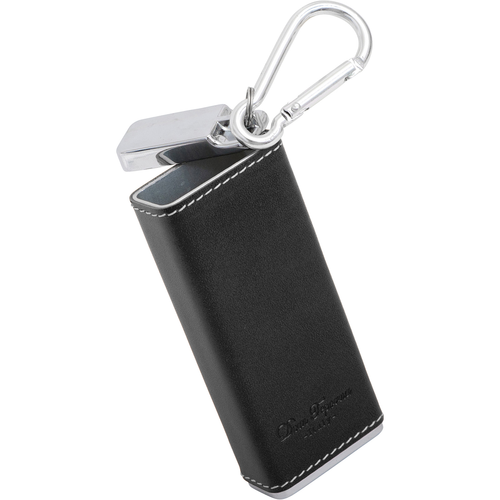 DomTeporna Italy 本革 イタリアンレザー 携帯灰皿 革 おしゃれ フタ