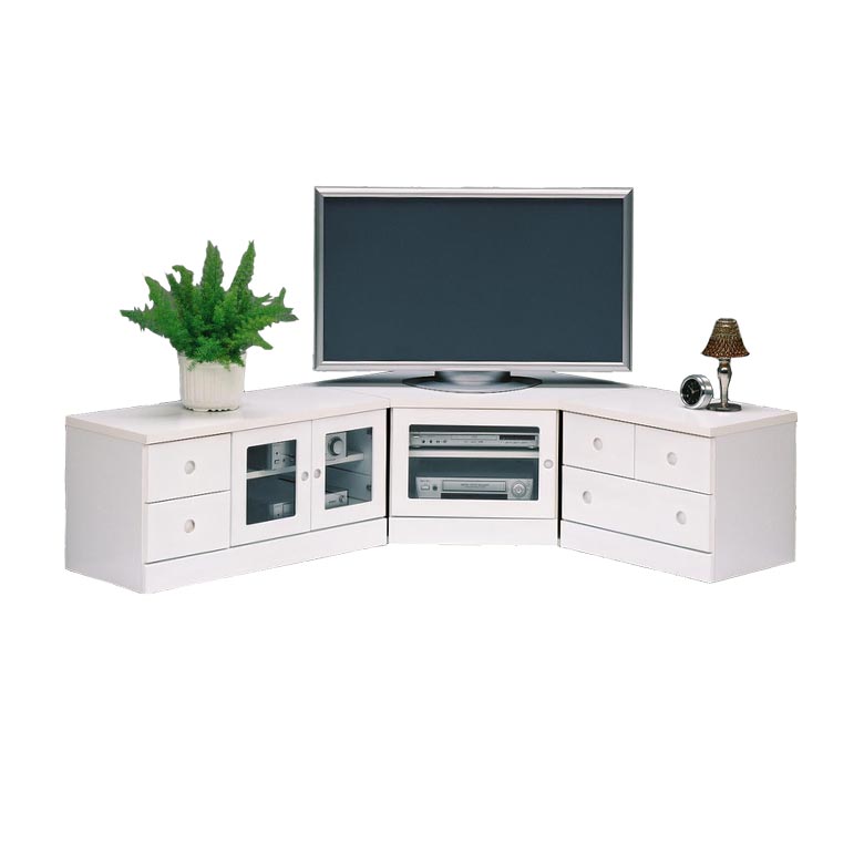 未来商会 テレビ台 ローボード 完成品 コーナー3点 リビング収納