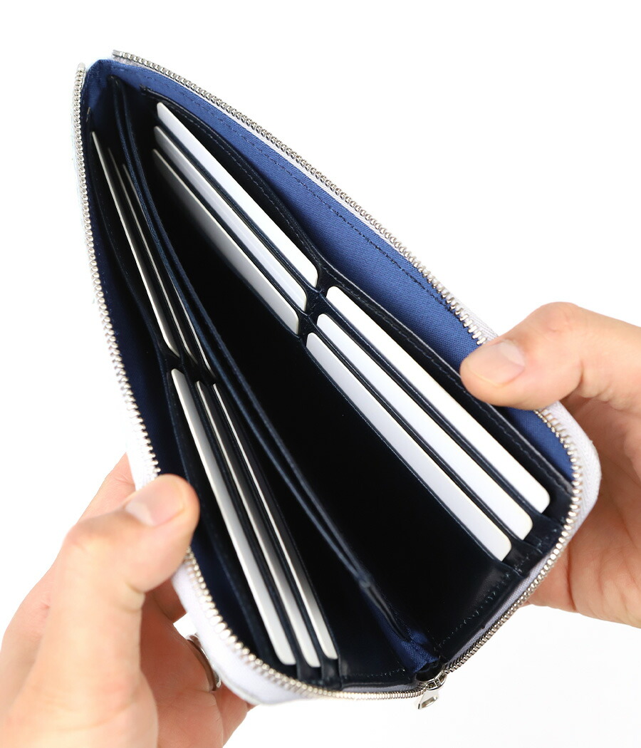 ZOO ズー 蛇革 白 ダイヤモンドパイソン L字ファスナー長財布 ZLW-116