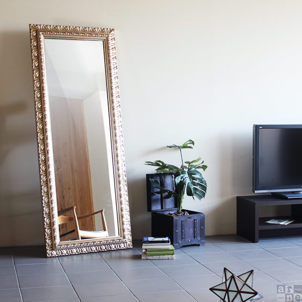 arne（アーネ） 全身鏡 鏡 全身 アンティーク スタンドミラー ミラー