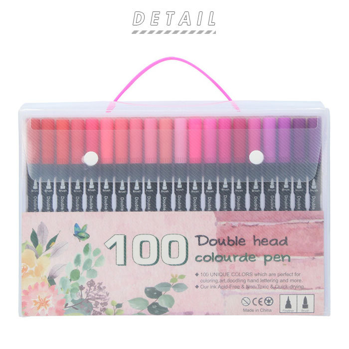 マーカーペン セット 100色 通販 水性ペン カラーペン カラーペンシル