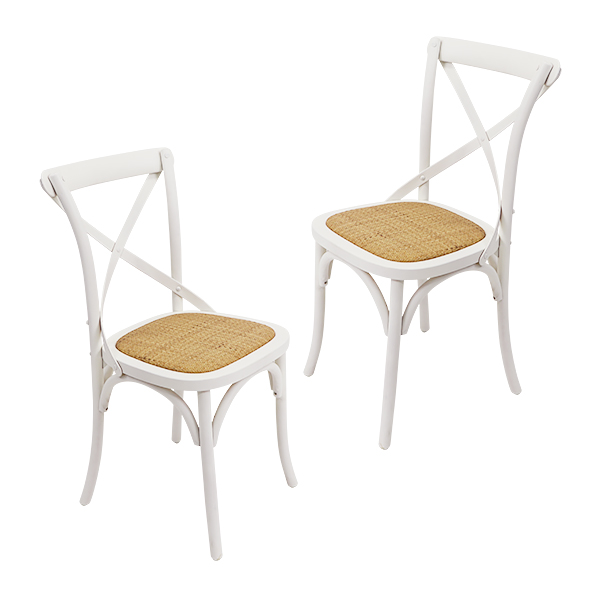 トーネットチェア 2脚セット 籐 カントリーチェア トーネット