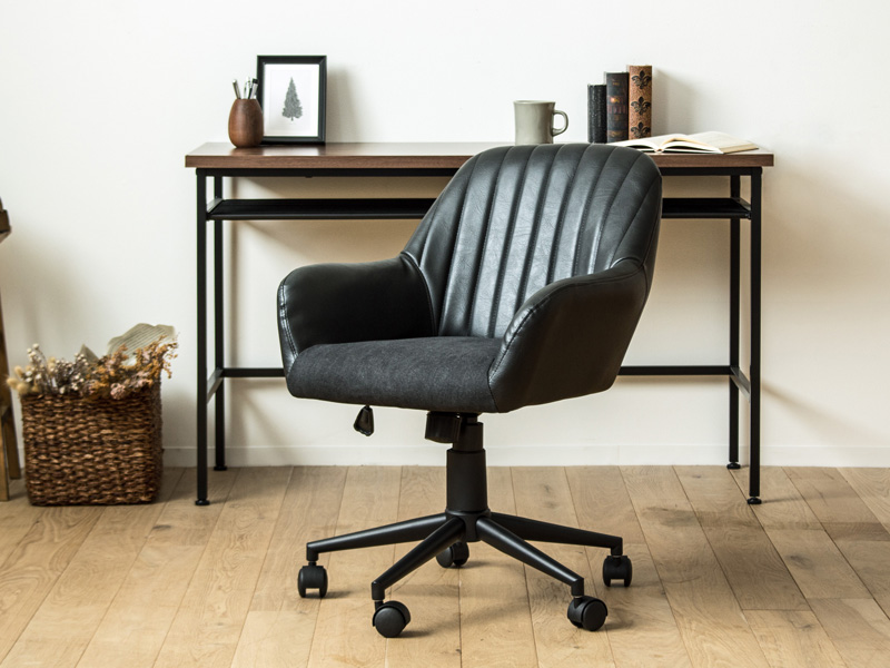 風格のヴィンテージ感 デスクチェア オフィスチェア レザー レトロ