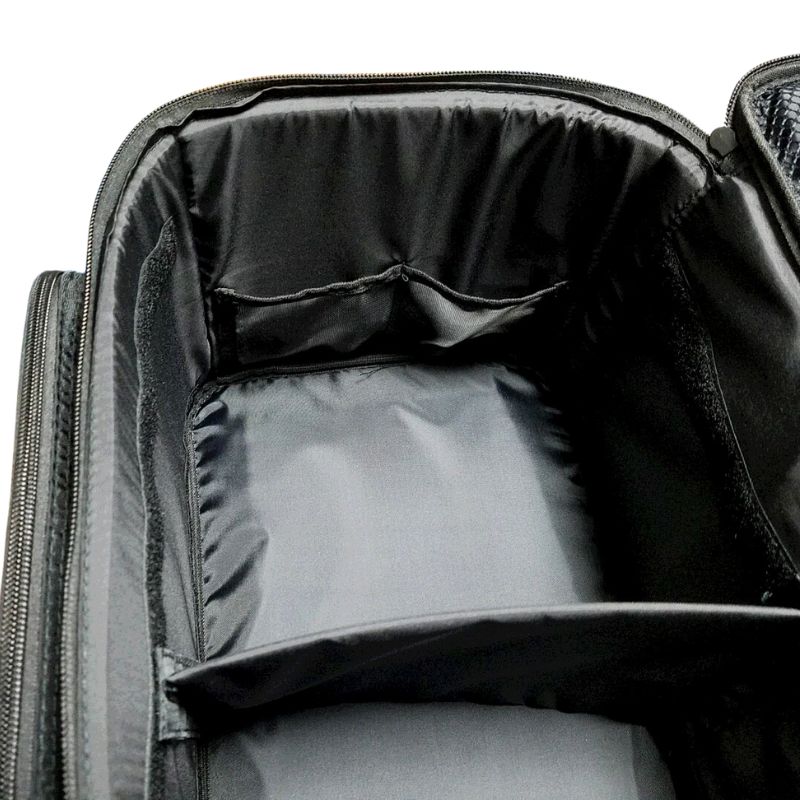 滝川（TAKIGAWA） メイクボックス 大容量 ブラック ニッパー、筆が収納