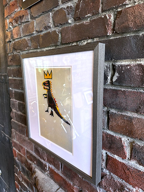 バスキア アートフレーム （Pez Dispenser,1984） ジャン=ミシェル