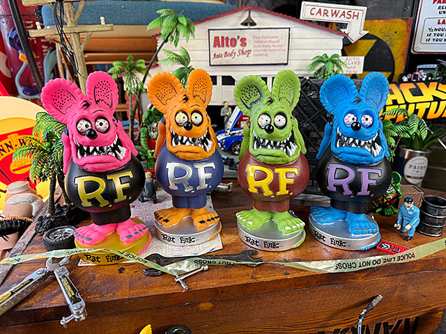 RAT FINK（ラットフィンク） ファンコ ボビングヘッド （4体セット