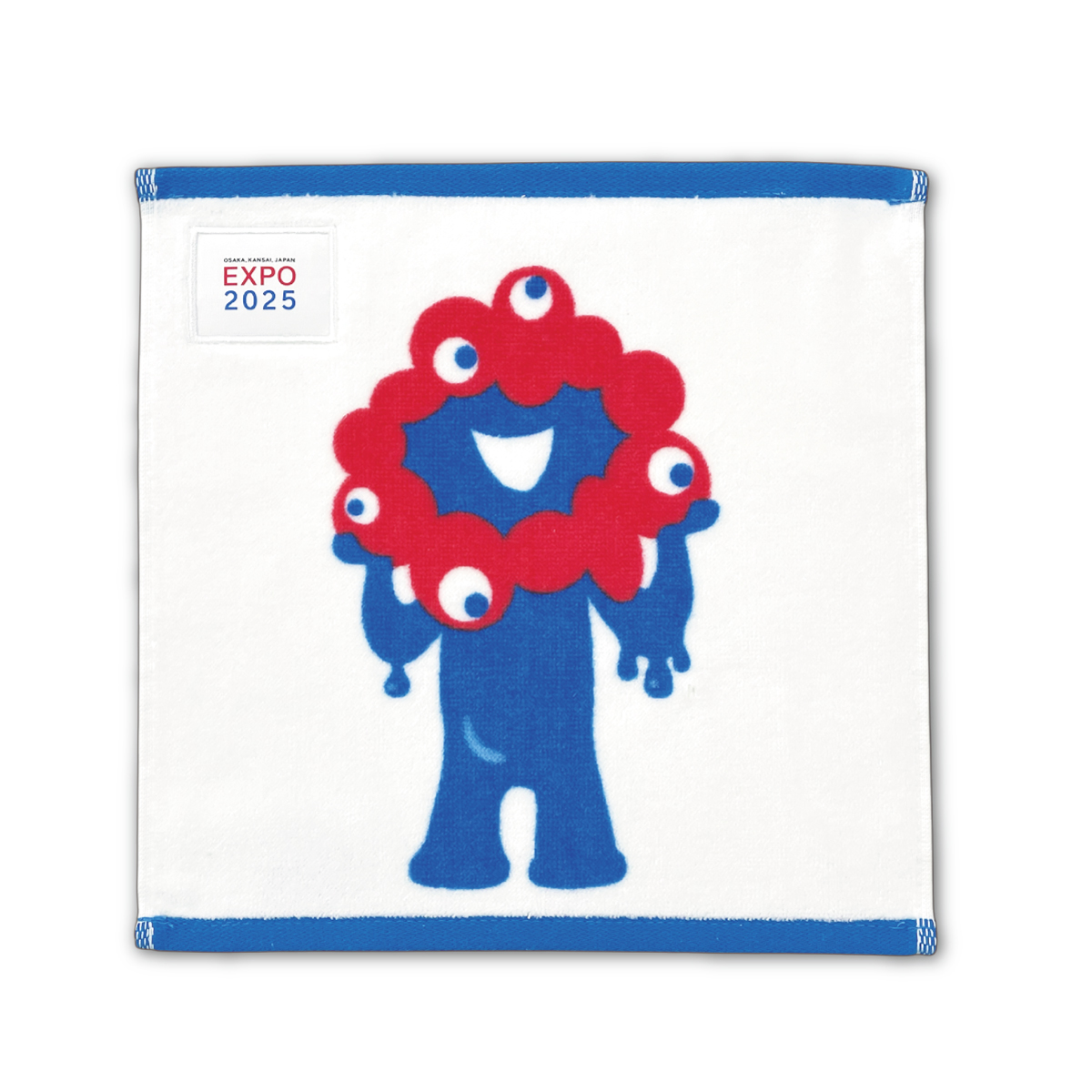 丸眞 EXPO2025 大阪関西万博 ミャクミャク ミニタオル タオルハンカチ