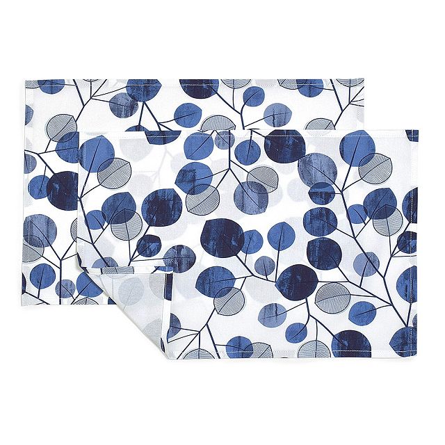 ランチョンマット 2枚セット 綿100％ 30cm×44cm スタンダード 花柄