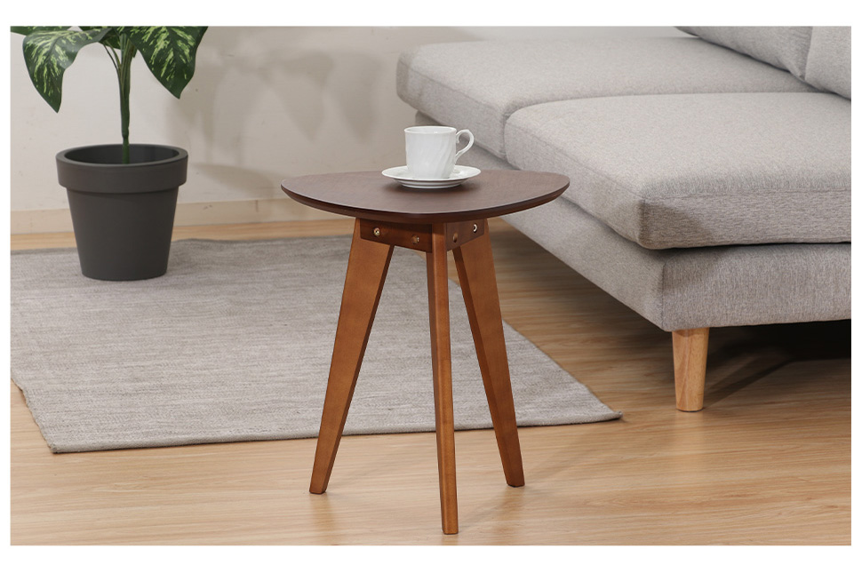 不二貿易（Fuji Boeki） 三角形 テーブル リビングテーブル サイド