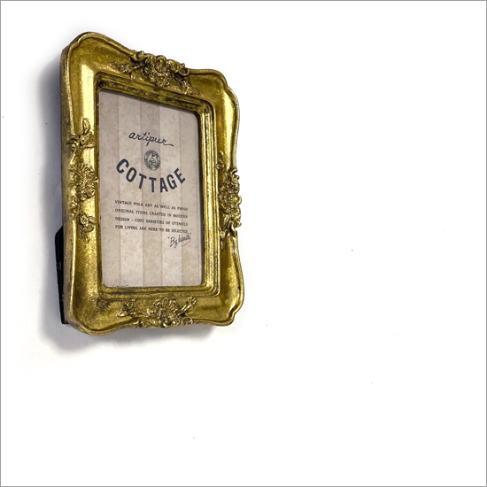 メール便送料無料】 アンティーク フォトフレーム スクエア ゴールド