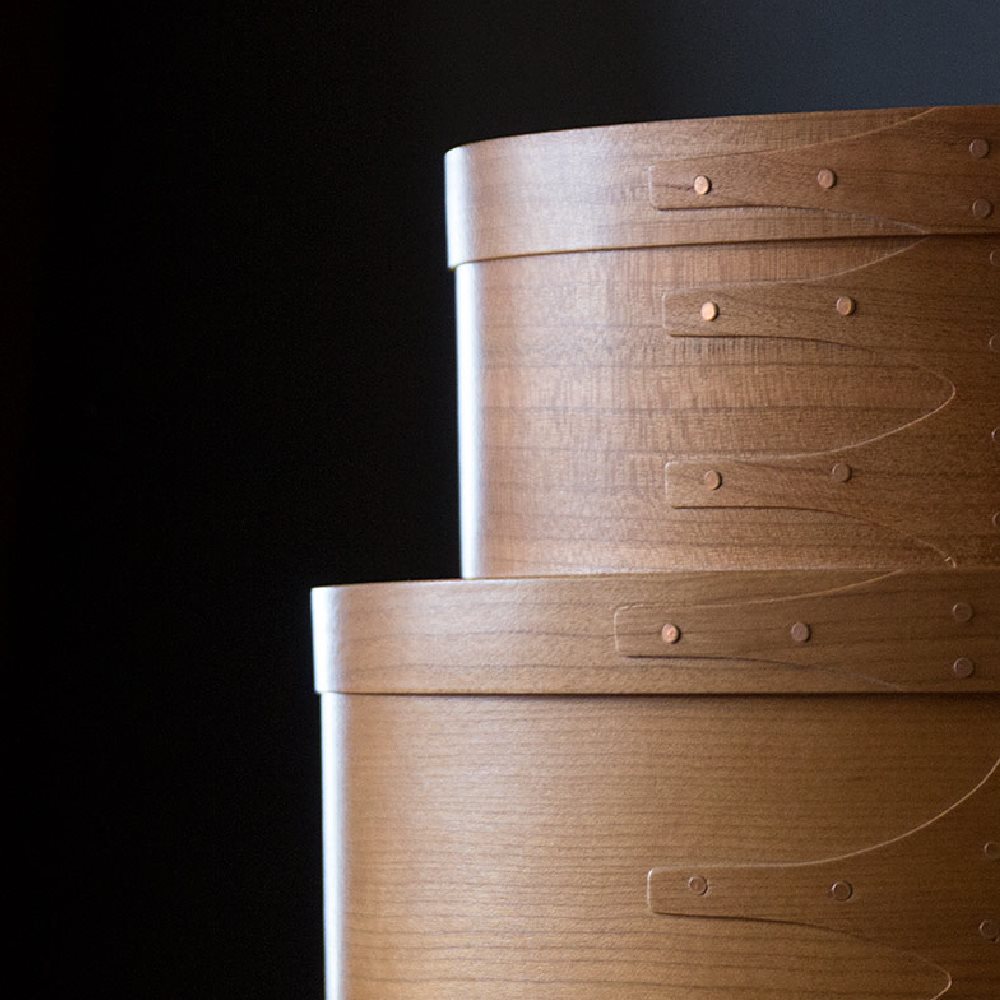 シェーカーボックス オーバル Mサイズ 28cm 北欧 インテリア雑貨 木製