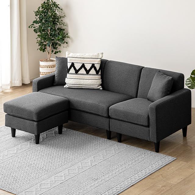 MODERN DECO（モダンデコ） ソファー 3人掛け カウチソファ ソファ 2人