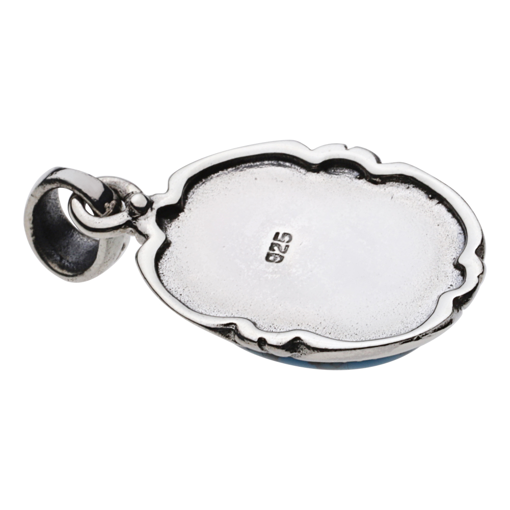 ターコイズ シルバーペンダント メンズ ネイティブ インディアン