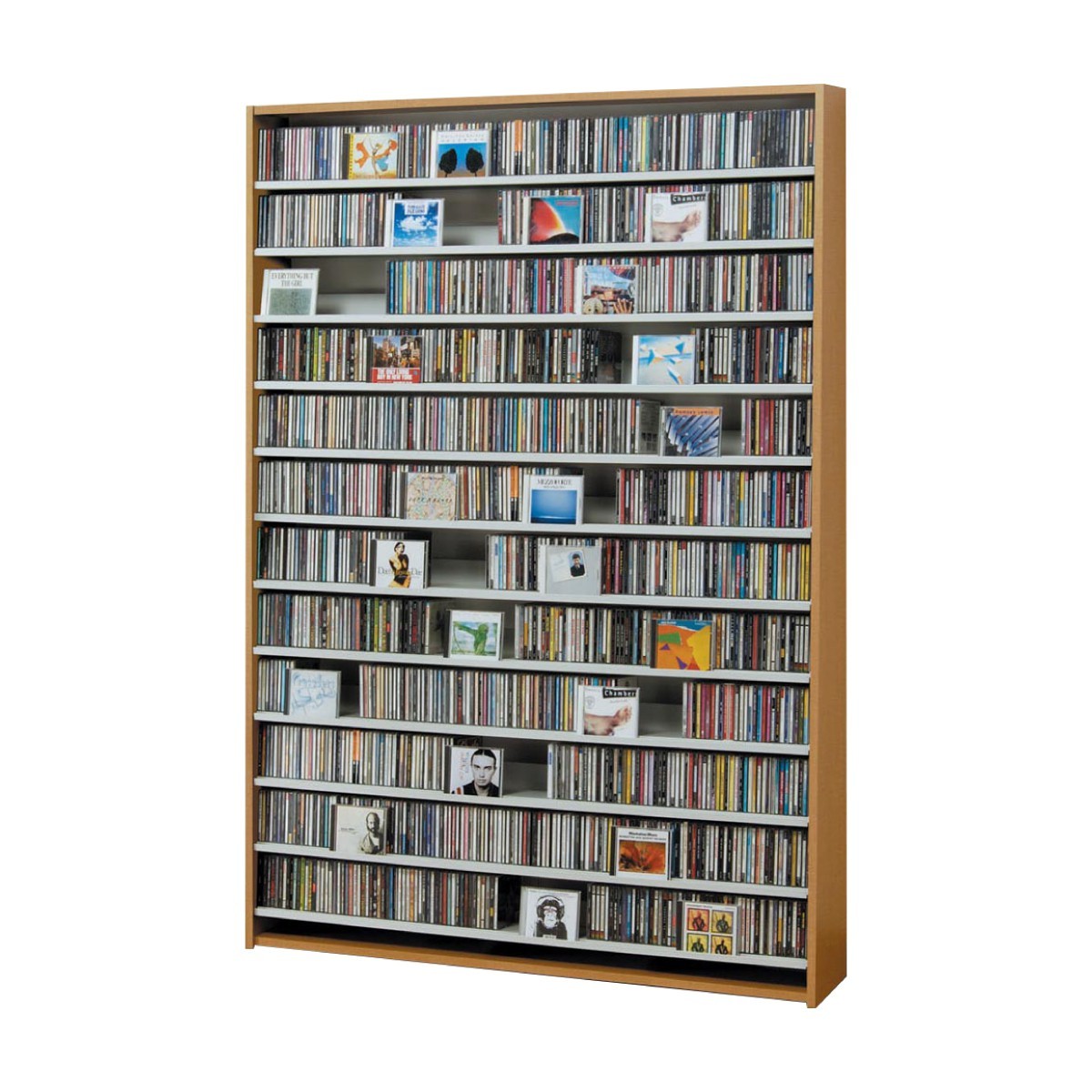 オークス（AUX） CDラック DVDラック 大容量 コミック収納 本収納 CD