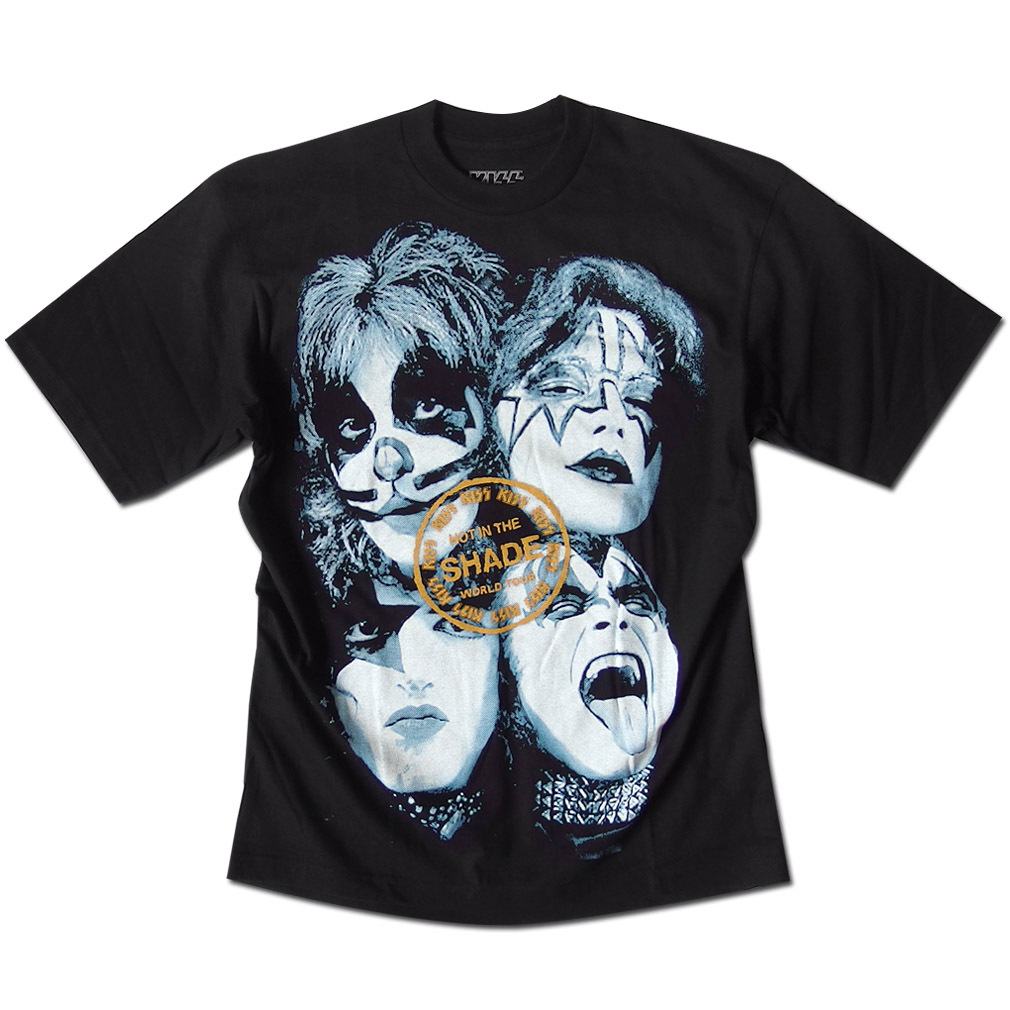 KISS キッス Tシャツ メンズ プリント 厚手 ヘビーウェイト バンドT