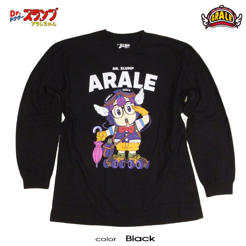 ドクタースランプ アラレちゃん ロンT 長袖Tシャツ キャラクター