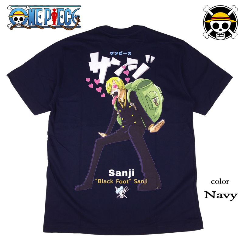 ONE PIECE Tシャツ ワンピース 半袖 ルフィ サンジ ゾロ ナミ ロビン